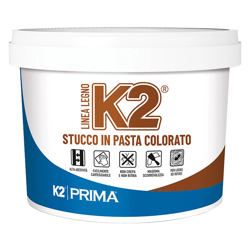 STUCCO IN PASTA COLORATO 'K2' Kg 0,5 Mogano