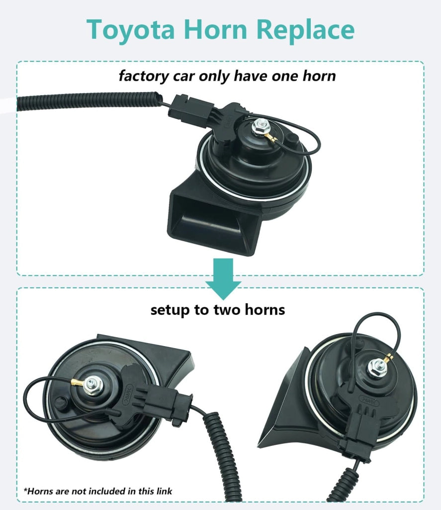 Cablaggio Hornsplitter 1-a-2, Plug-and-Play, per Toyota/Lexus