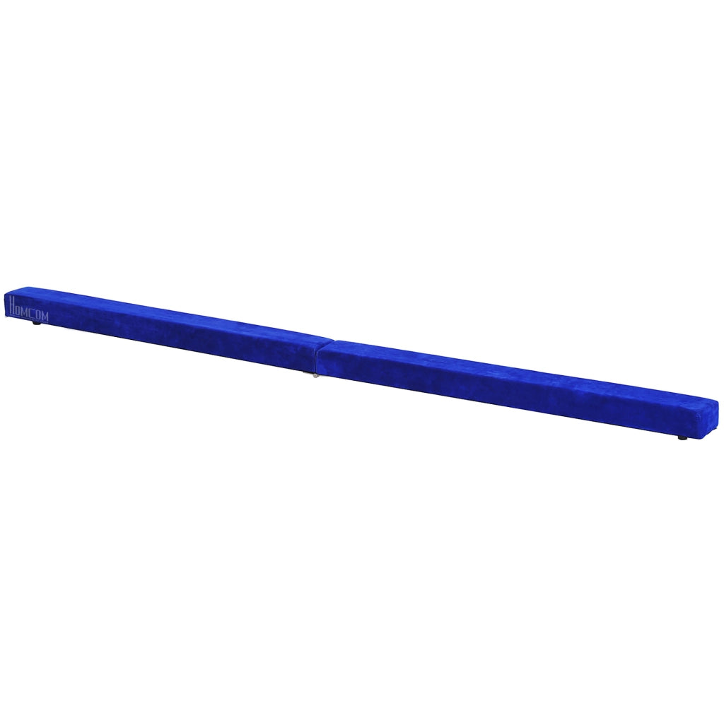 TRAVE DA GINNASTICA pieghevole 110 x 12 x 15 cm blu