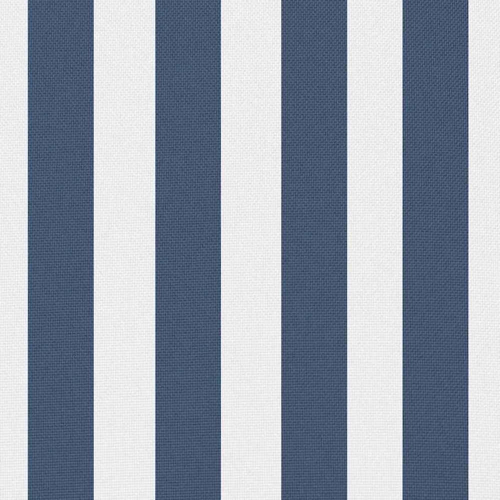Cuscini da Esterno 4 pz Stampa a Righe 45x45 cm Blu