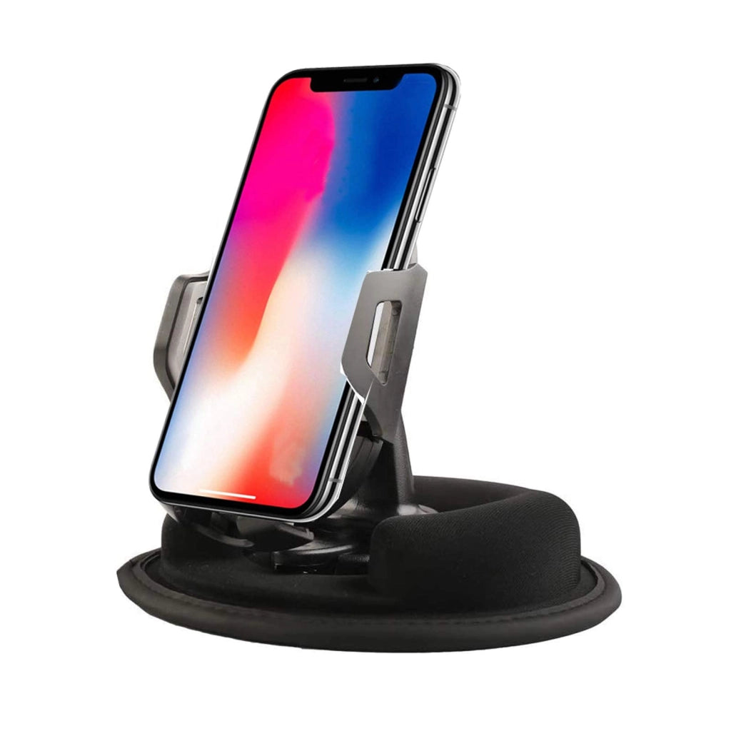 Supporto per telefono da auto 2-in-1: compatibile con cruscotto e bocchette dell'aria, rotazione a 360°