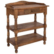 Mobile ingresso in legno artigianale 80 x 40 x 90h cm