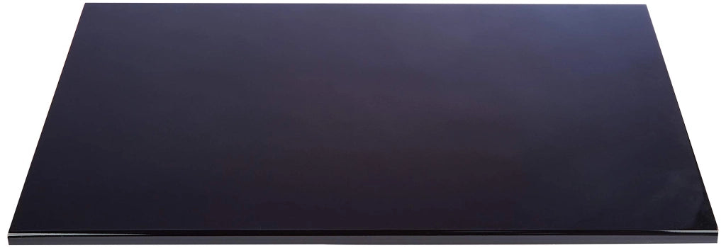 Acquario - Porta 45x1,6x79 cm, colore nero lucido, realizzata in MDF