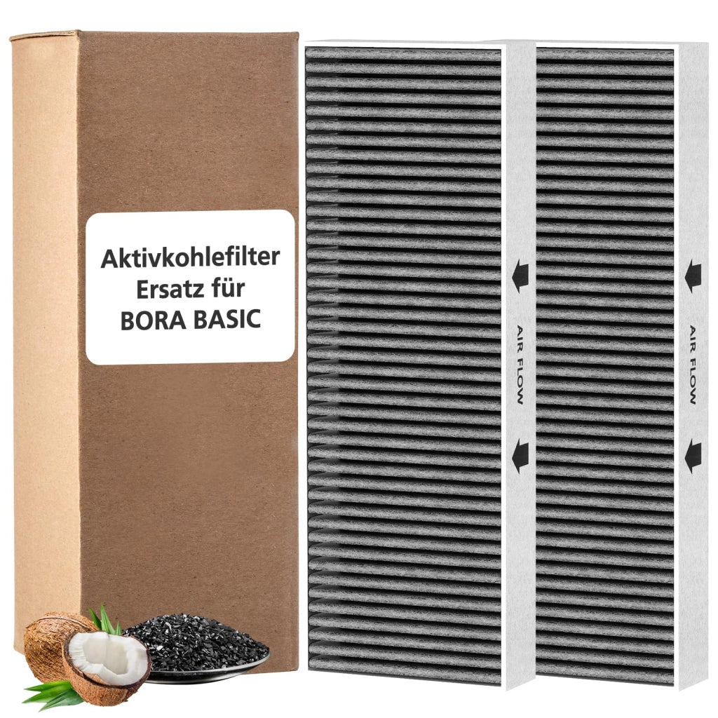 2 filtri a carbone attivo, compatibili con Bora Basic