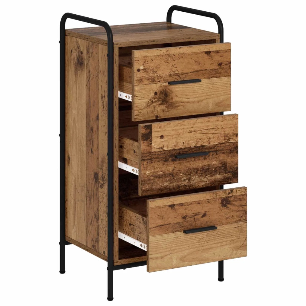 Credenza Legno antico 97 x 33 x 81 cm Legno ingegnerizzato 8013792