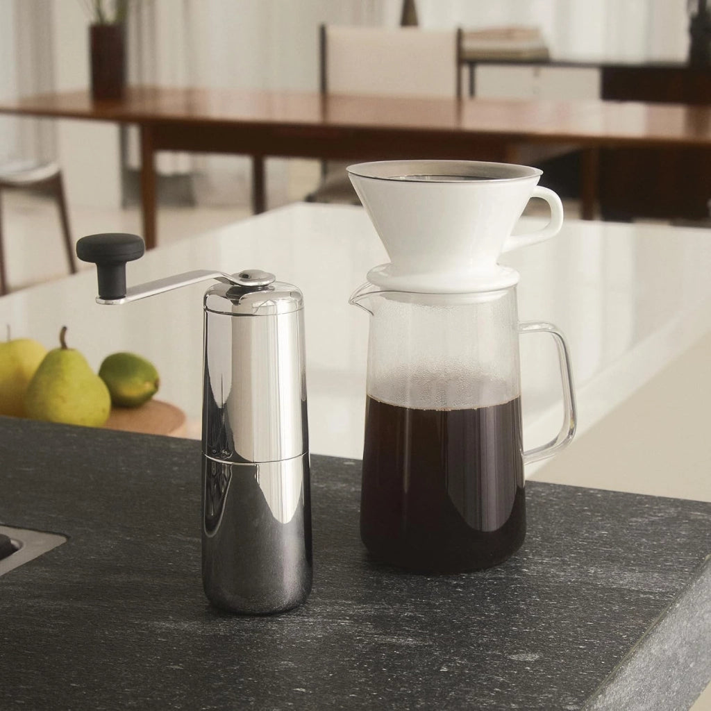SLOW COFFEE, Set Macinacaffè, Caraffa e Filtro, Alessi