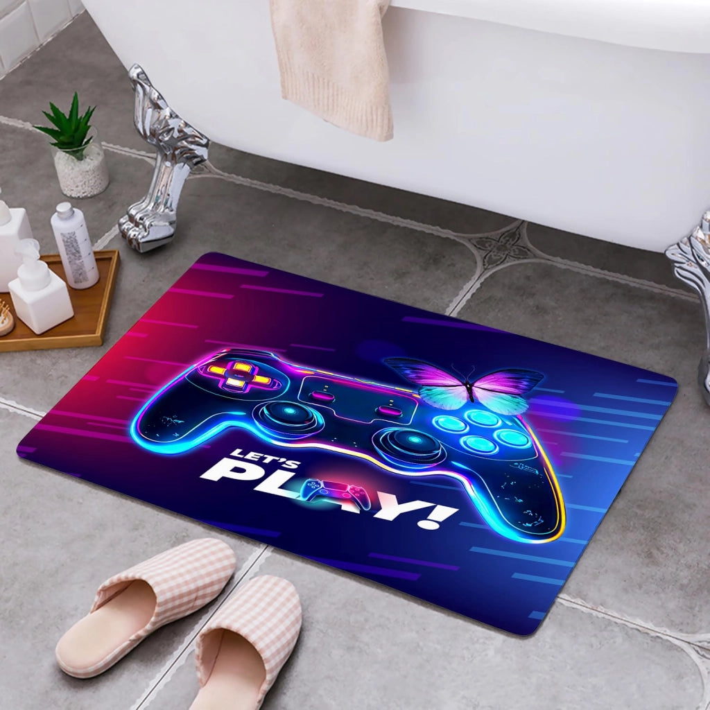 Tappeto antiscivolo per controller di gioco, lavabile, 150 x 200 cm