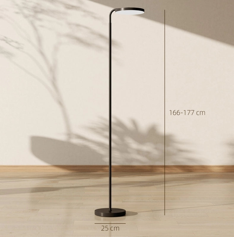 Lampada da terra LED 30 W nera con telecomando magnetico