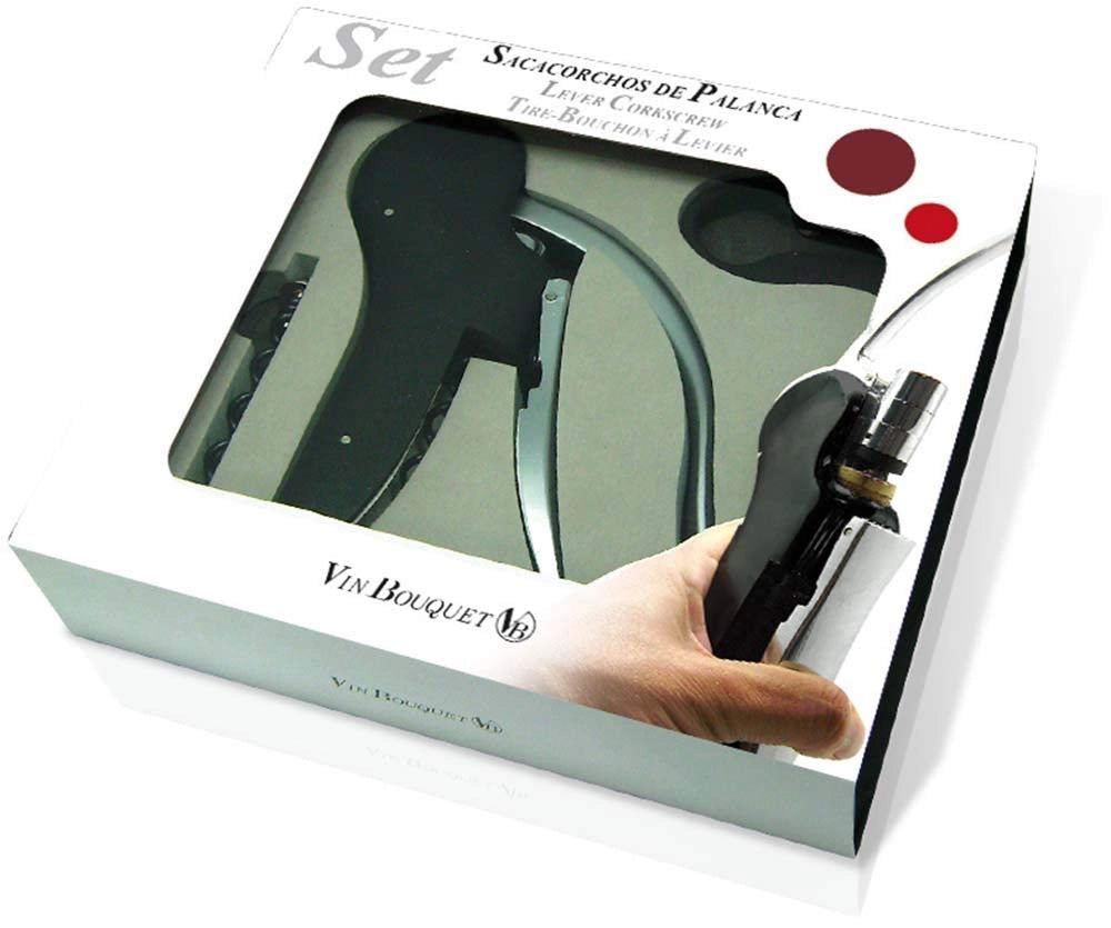 Set di cavatappi con tagliacapsule, apriscatole e corpo in acciaio inossidabile