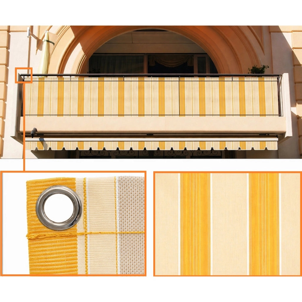 TELO ANTISGUARDO 75X500CM GIALLO/BIANCO