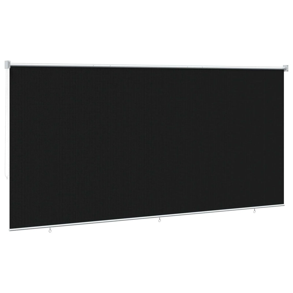 Tenda a Rullo per Esterni 245(L)x140(A) cm nera 312948