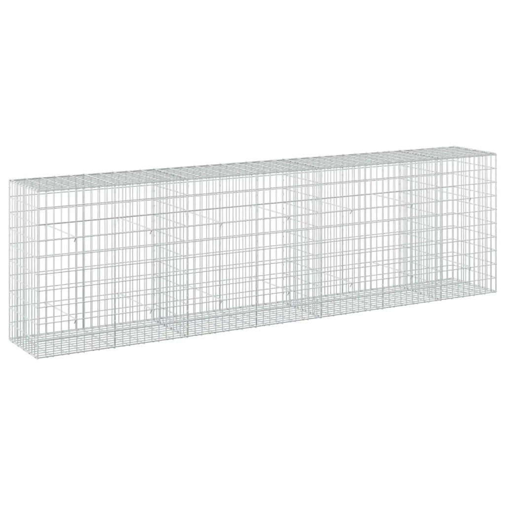 Gabione con Filo da 5 mm e Rete da 5x10 cm 350x50x100 cm 3464737