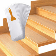 Set di 15 tappetini antiscivolo, dimensioni 81x15 cm, trasparenti e autoadesivi