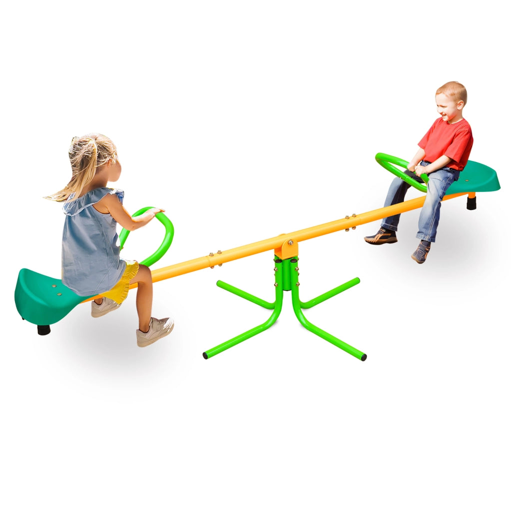 ALTALENA A BILICO per 2 persone 180,34 cm antiscivolo verde e gialla