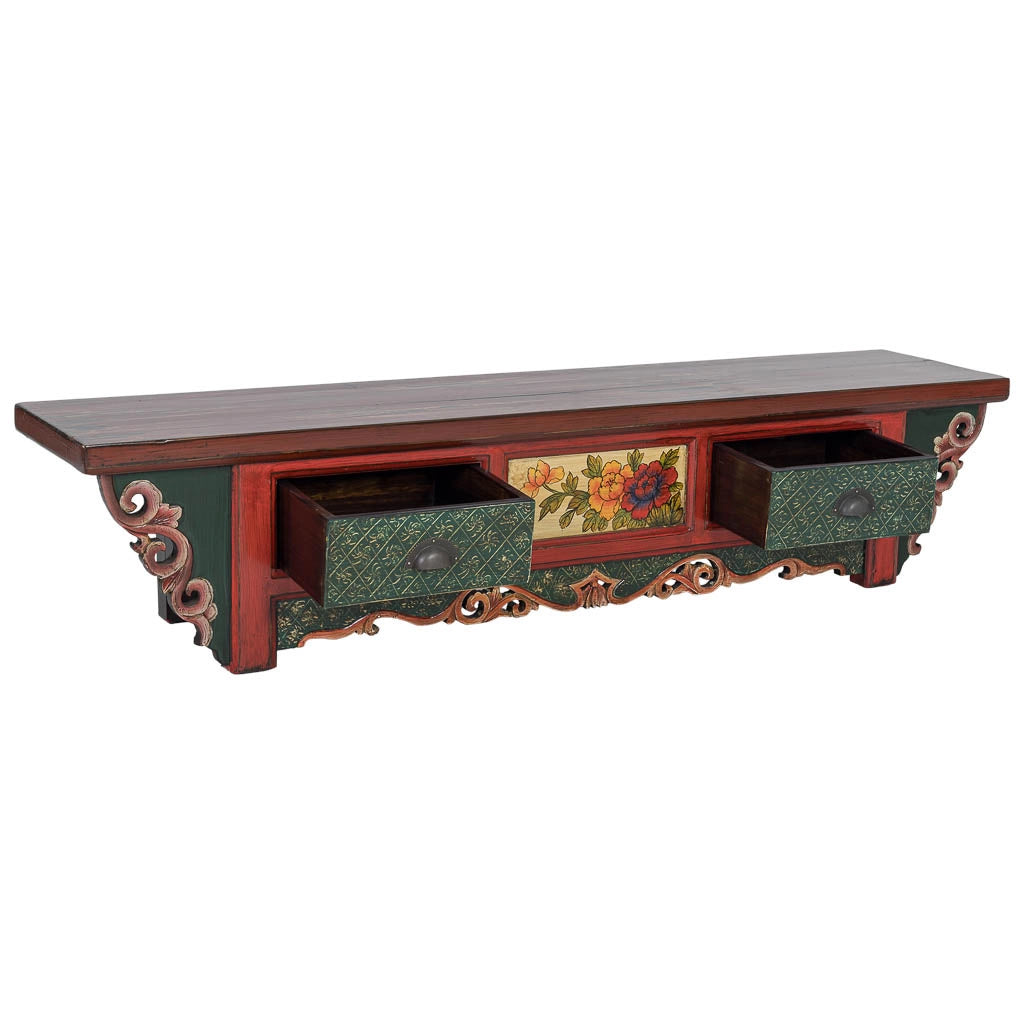 Mobile basso in legno multicolore 140x30x30h cm
