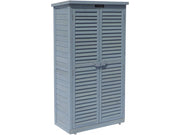 Armadio da giardino SPACE - 87 x 46.5 x 160 cm - Azzurro