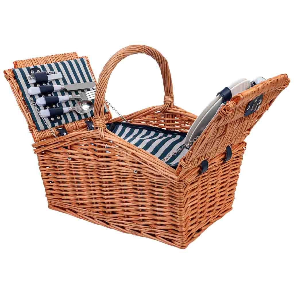 Cesto da picnic per 2 persone 40 x 28 x 38h cm