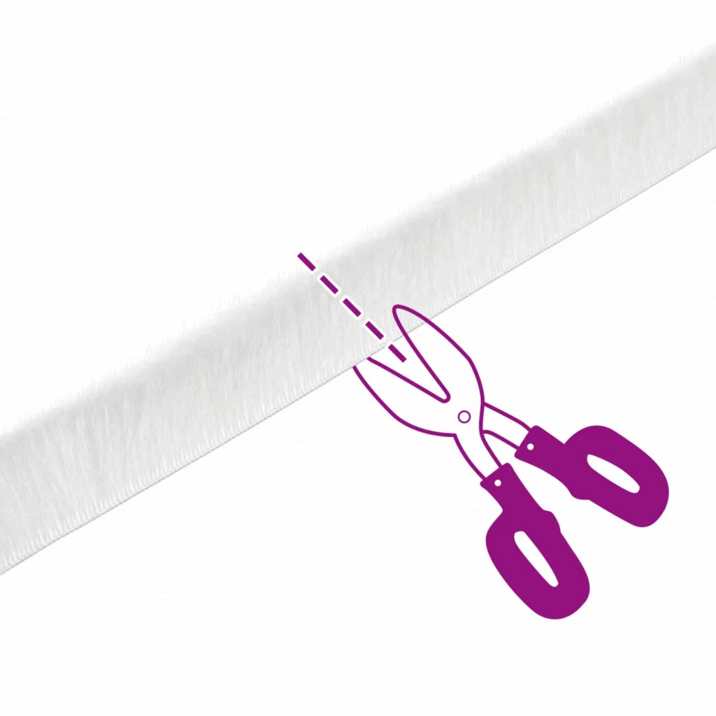 Guarnizione a spazzola autoadesiva 10 m PP Bianco 42045138