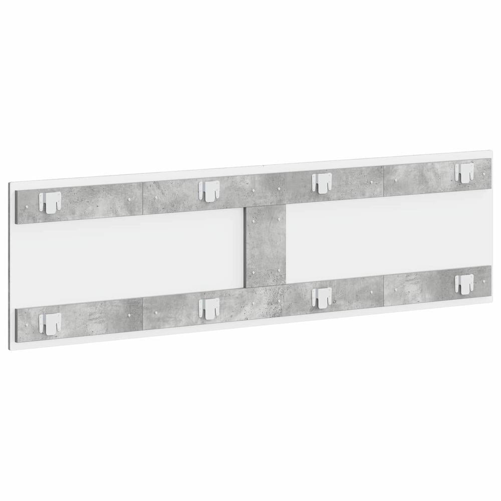 Testiera da Muro ZWOLLE Grigio Cemento Legno ingegnerizzato