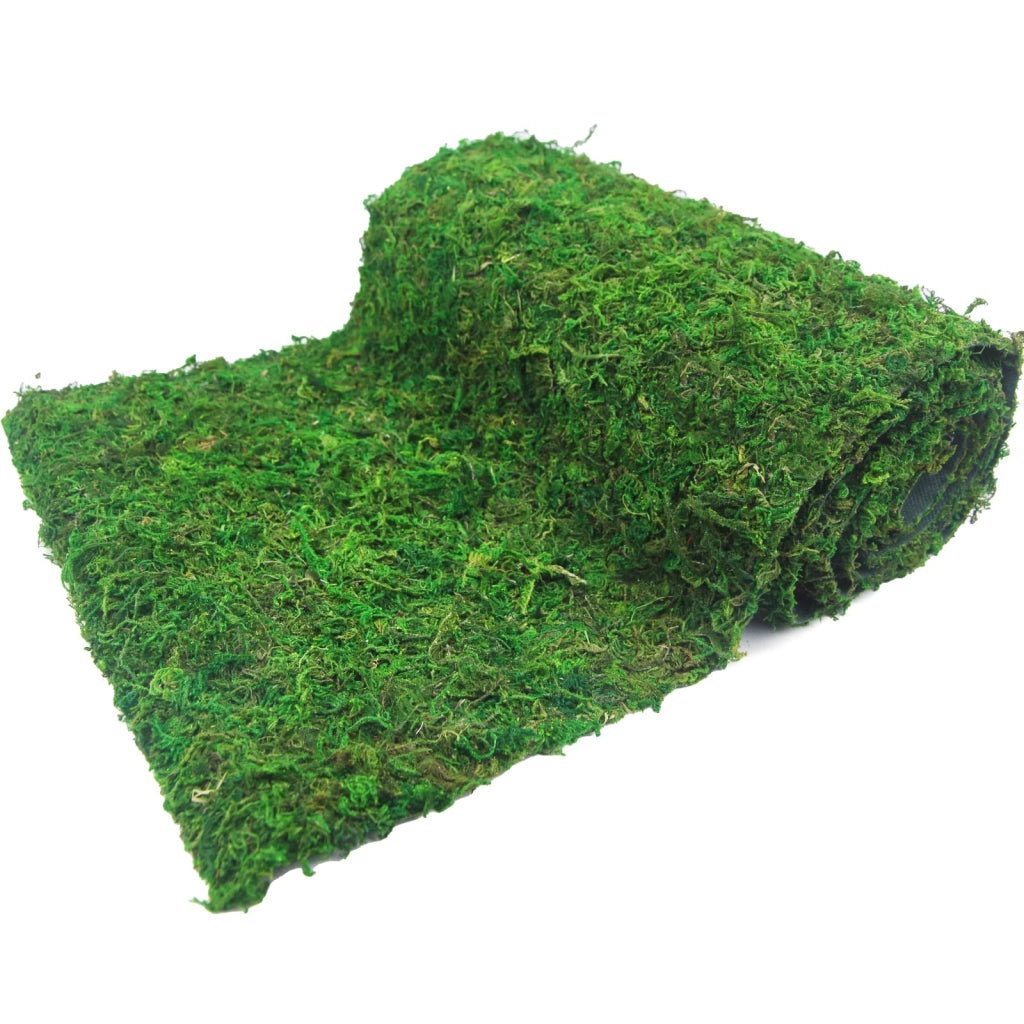Muschio artificiale per la decorazione, verde, 30 x 180 cm