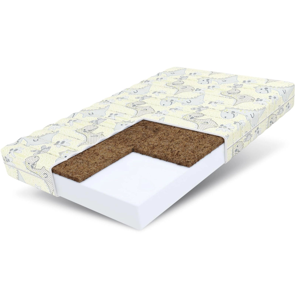 Materasso in schiuma, dimensioni 80x190 cm, modello Dino, supporto H3/H4, altezza 10 cm