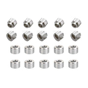 10 viti di fissaggio escentriche e supporti isolanti, foro di 5 mm, altezza 6 mm
