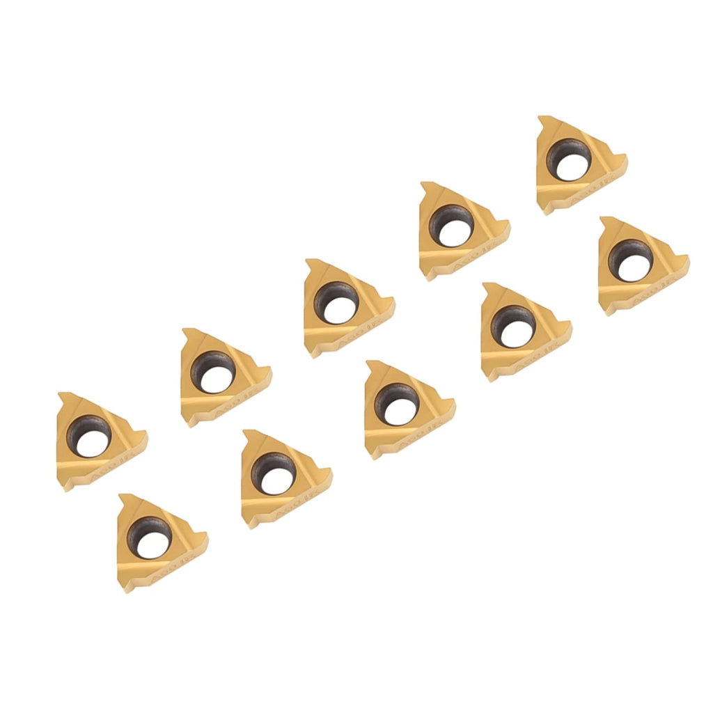 10 inserti di metallo duro per utensili da taglio CNC, modello 11IR, grado A60