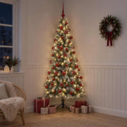 Albero di Natale artificiale con palline 240 cm 300 LED 3461009