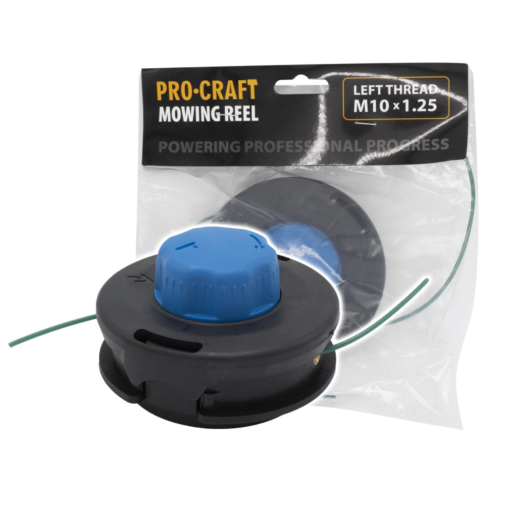 Testina a filo semiautomatica per decespugliatore (base in plastica) Procraft MR-9, filo 2,4 mm, M10 × 1,25 sx