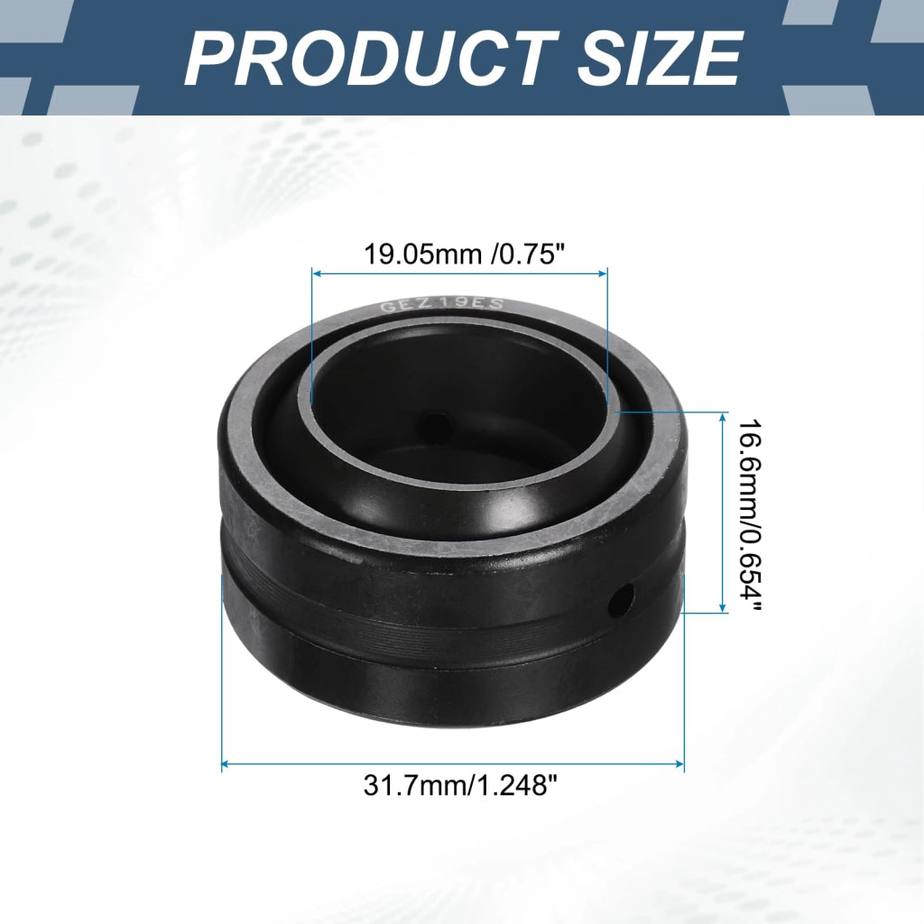 Cuscinetto a sfera GEZ19ES-2RS, dimensioni 19,05 x 31,7 x 16,6 mm