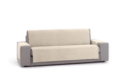 Copertura elasticizzata per divano a 3 posti, 155x220x100 cm, lavabile, colore bianco