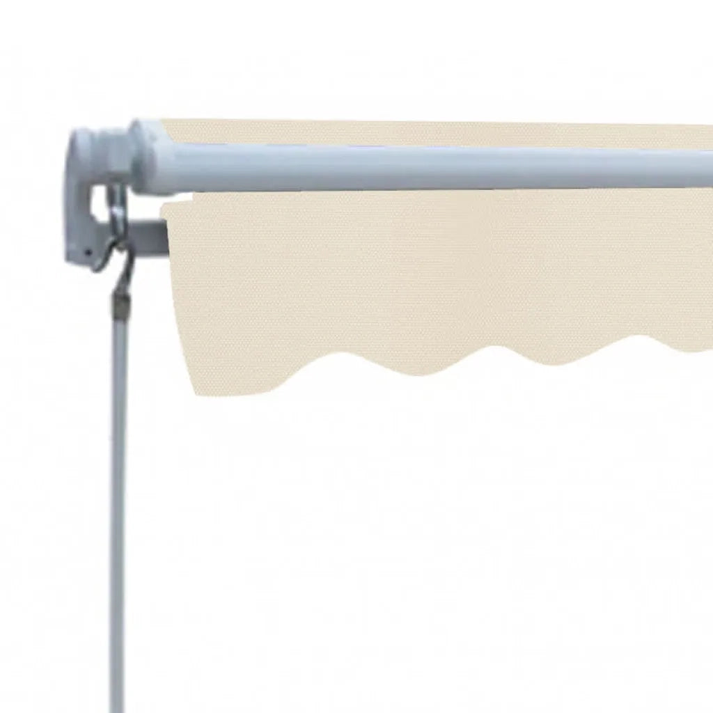 Tendone manuale 3 x 2,5 m Crema 100% Poliestere 270183
