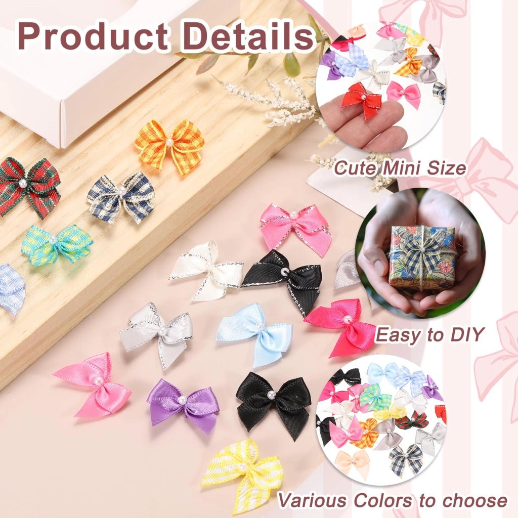 Mini perline decorative, 100 pezzi, 2,5 cm, rosa scuro, in poliestere