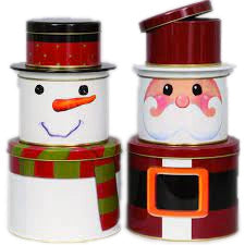 Cofanetto di Natale h 21 cm - 1 pezzo assortito
