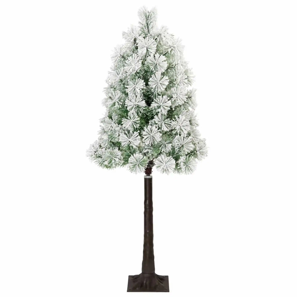 Albero di Natale artificiale con rami snodati e palline 120 cm 3466219