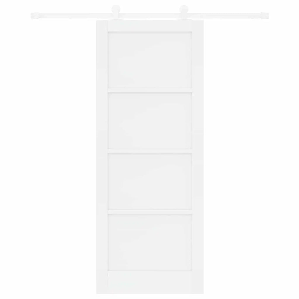 Porta scorrevole 83 x 211 cm Legno ingegnerizzato Bianco 3450040