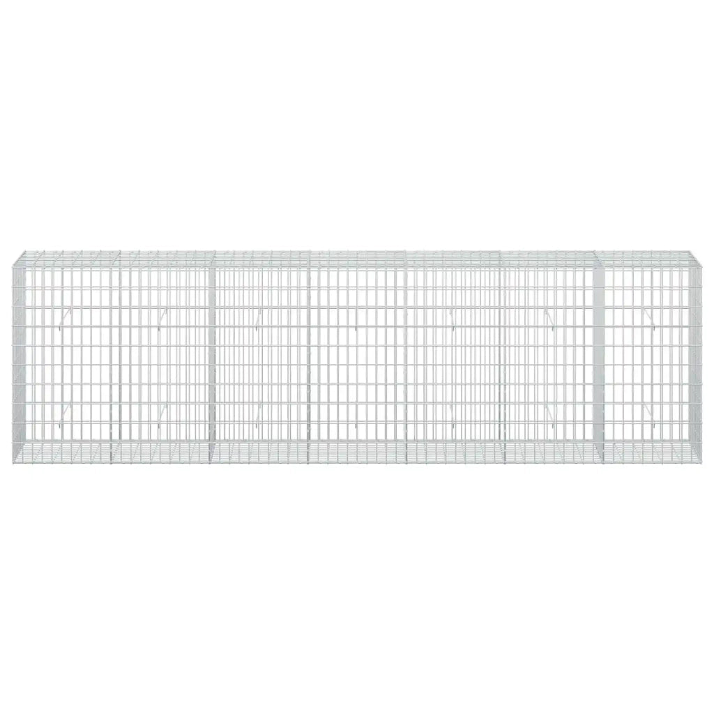Gabione con Filo da 5 mm e Rete da 5x10 cm 350x50x100 cm 3464737