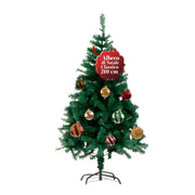Albero di Natale artificiale, altezza 210 cm, 922 rami, colore verde