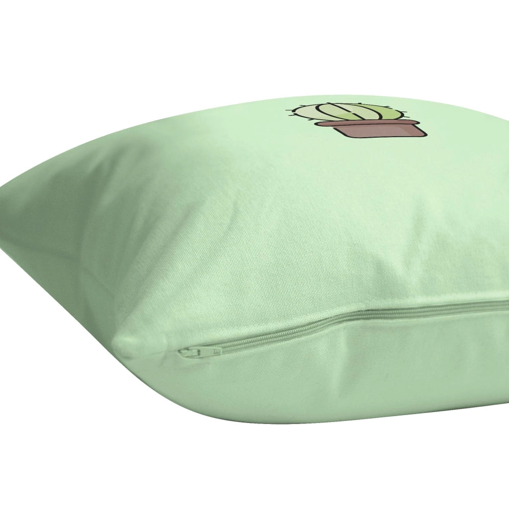 Custodia per cuscino, 60x60 cm, verde chiaro, in poliestere, per divano