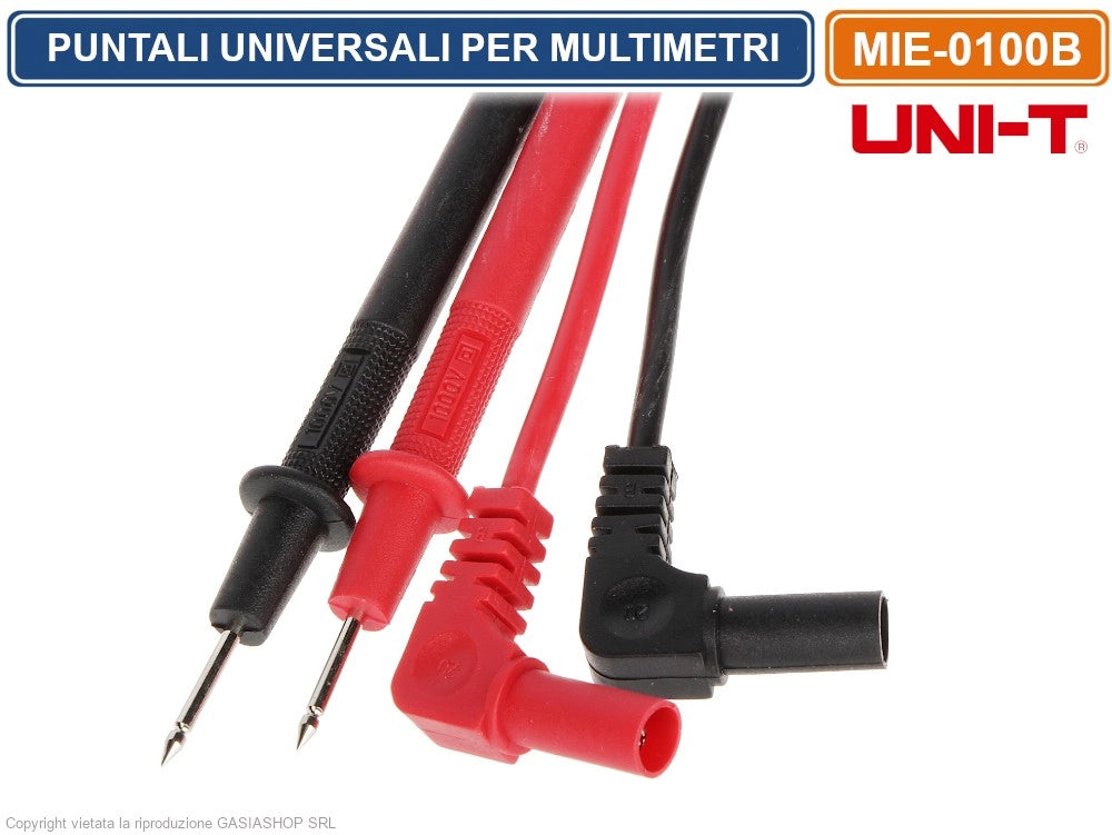 UNI-T MIE-0100B CIVI PUNTALI UNIVERSALI PER TESTER MULTIMETRI