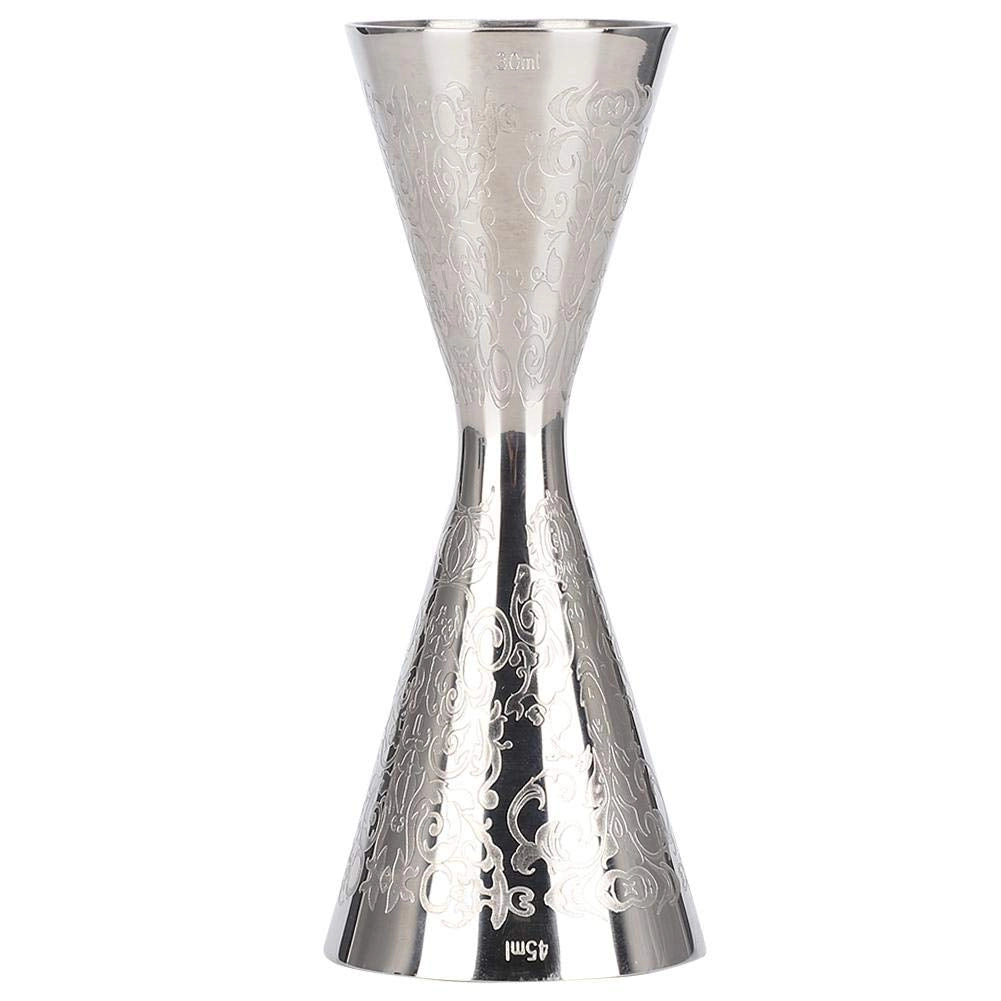 Misurino da bar in acciaio inossidabile, capacità 30/45 ml, forma conica, altezza 11,7 cm