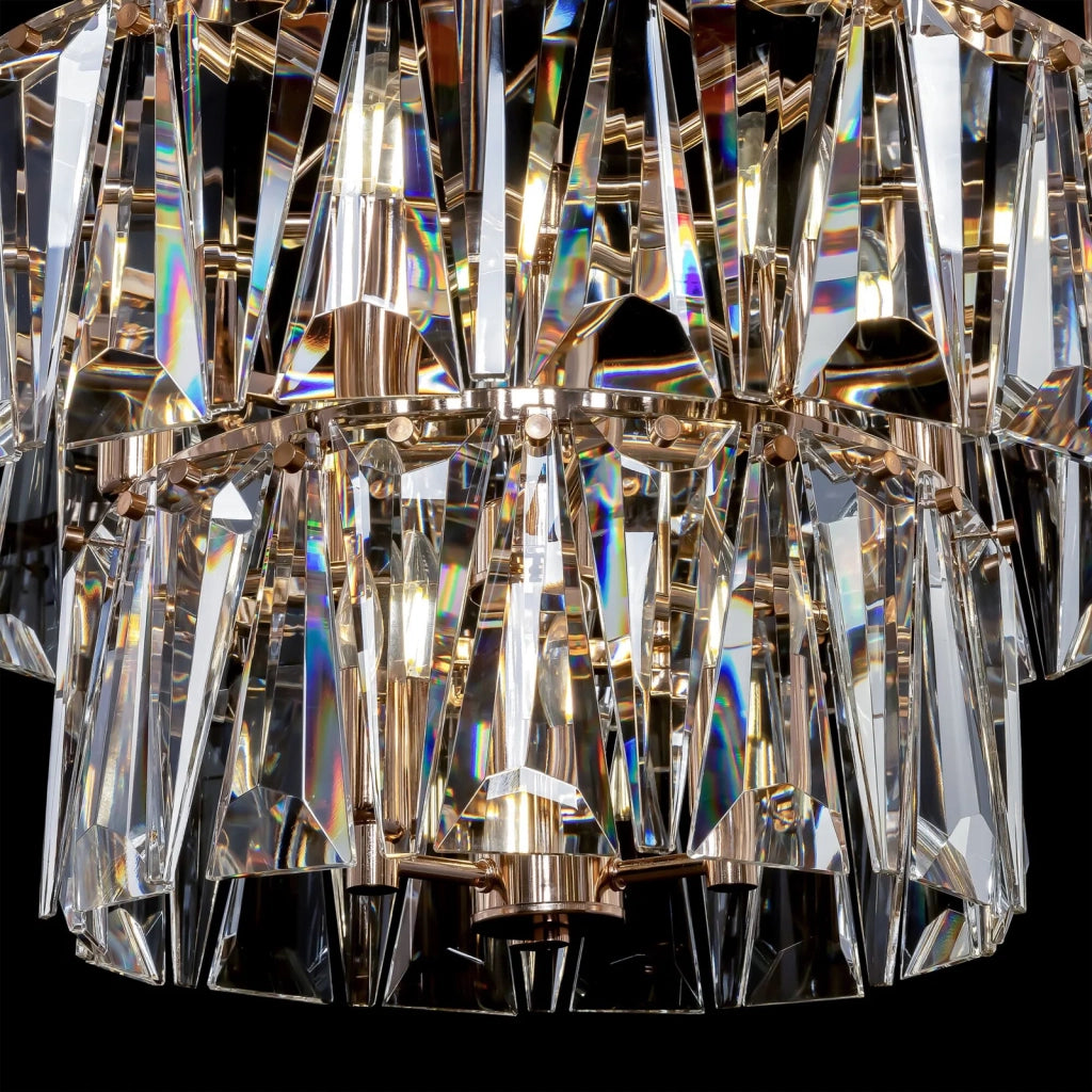 Lampada a sospensione Puntes 18 luci oro Ø 77 cm Maytoni
