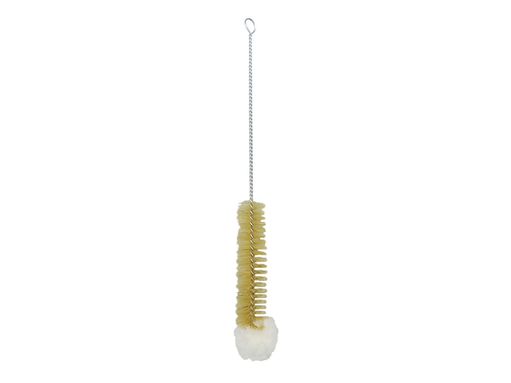 Set di 12 vasi in vetro, altezza 10 cm, inclusa una spazzola