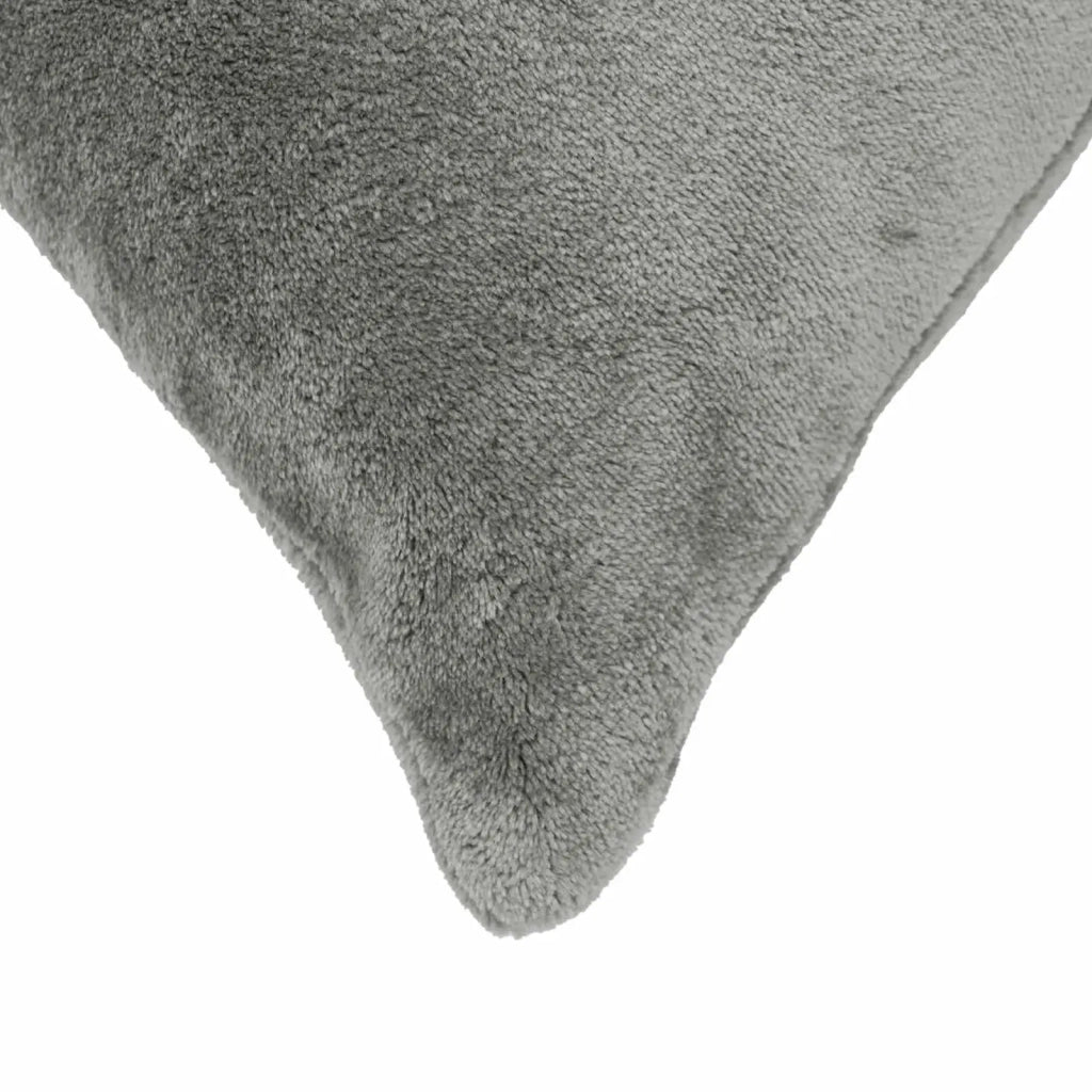 Federa 12 pz HEERLEN Grigio Scuro 50 x 50 cm Flanella 911160