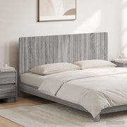 Testiera da Muro ZWOLLE Sonoma grigio Legno ingegnerizzato