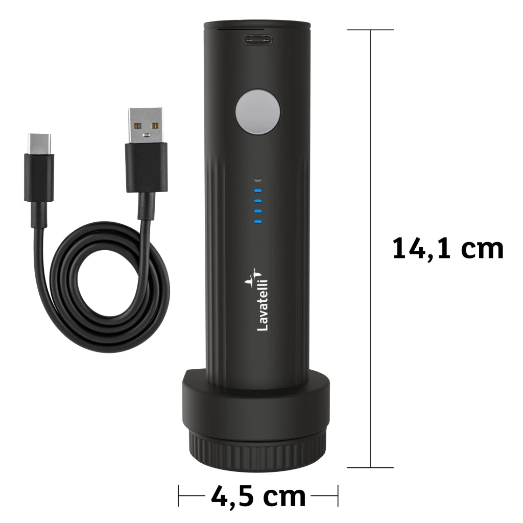 2 sacchetti sottovuoto 86x60 cm + pompa USB-C, per uso esterno, colore grigio