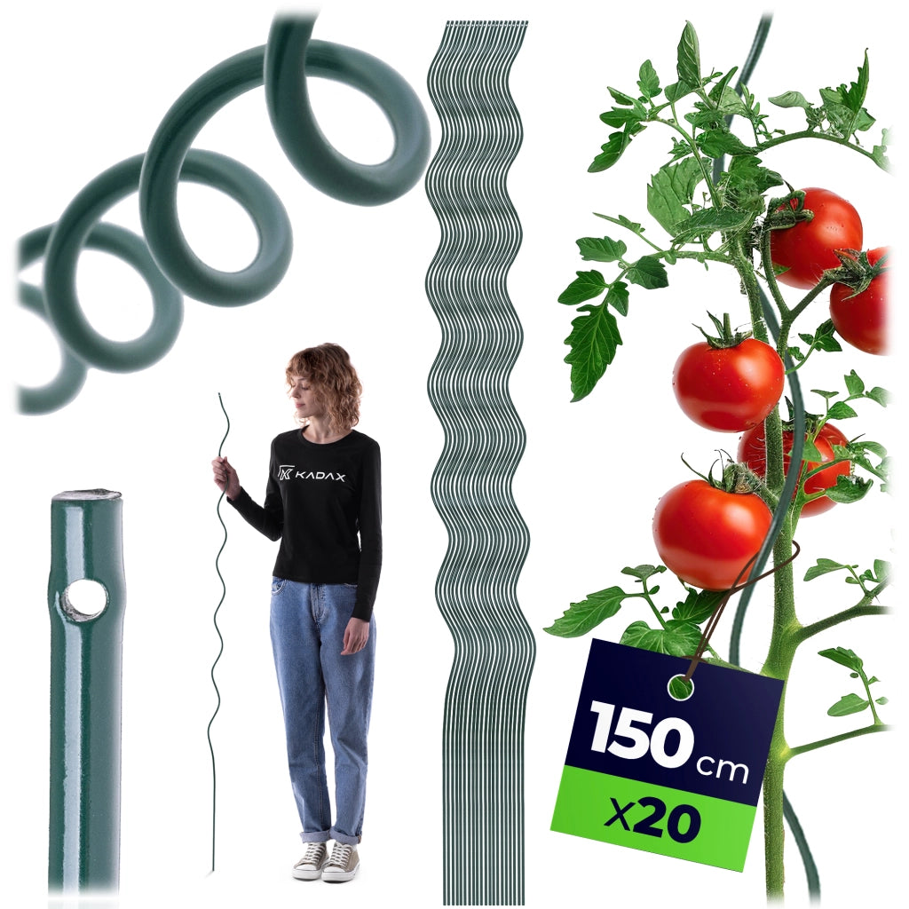 Set 20 tutori a spirale per piante KADAX, 150 cm