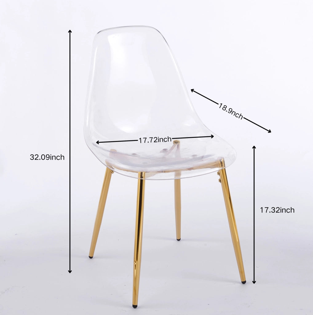 Set da pranzo 5 pezzi con tavolo e 4 sedie in velluto e gambe dorate