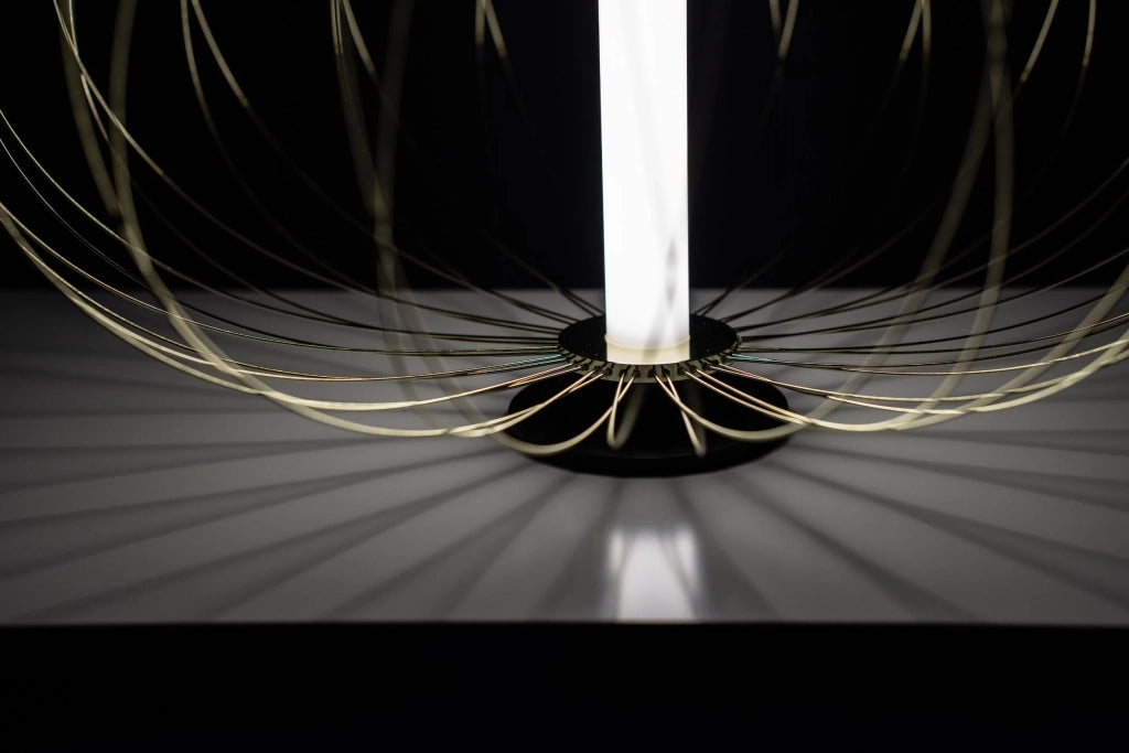 Lampada led da tavolo MAGDA ottone