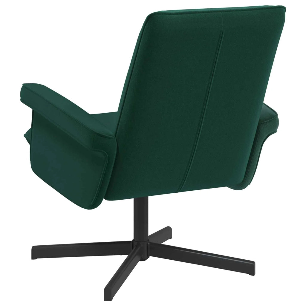 Sedia girevole Verde Scuro Velluto 42045587